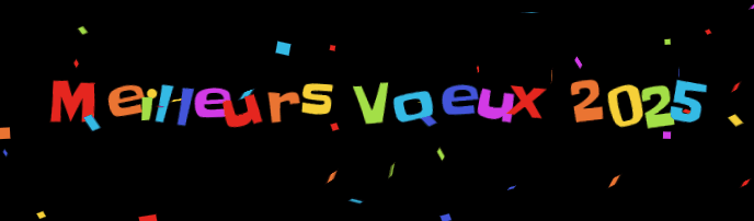 Animation Gif avec texte meilleurs vœux