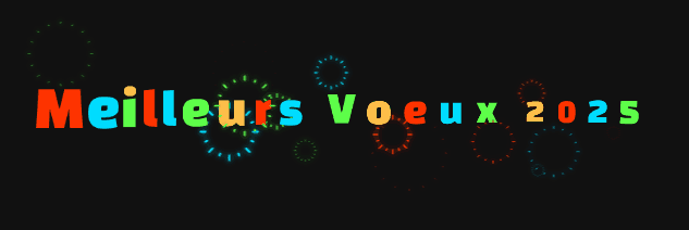 Gif Meilleurs voeux 2025