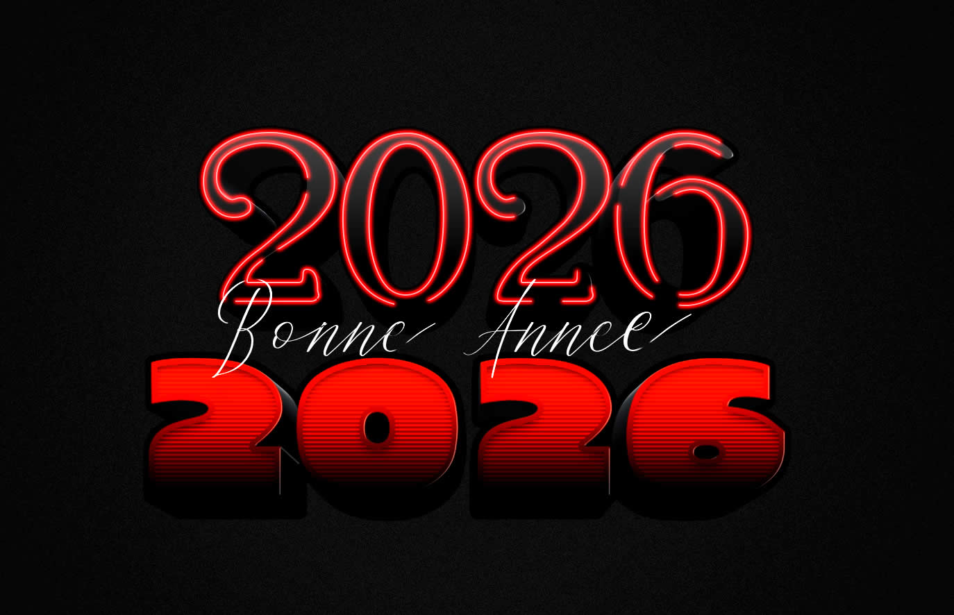 Image 2026 bonne annee rouge