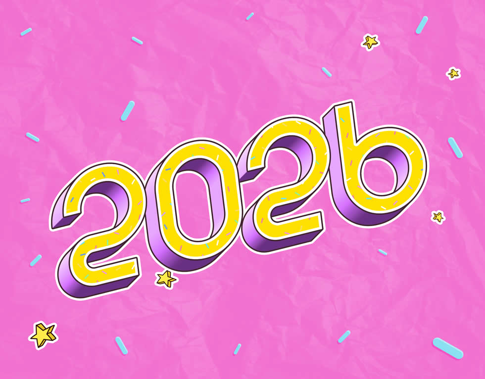 Image avec 2026 en 3D, bonne et heureuse année