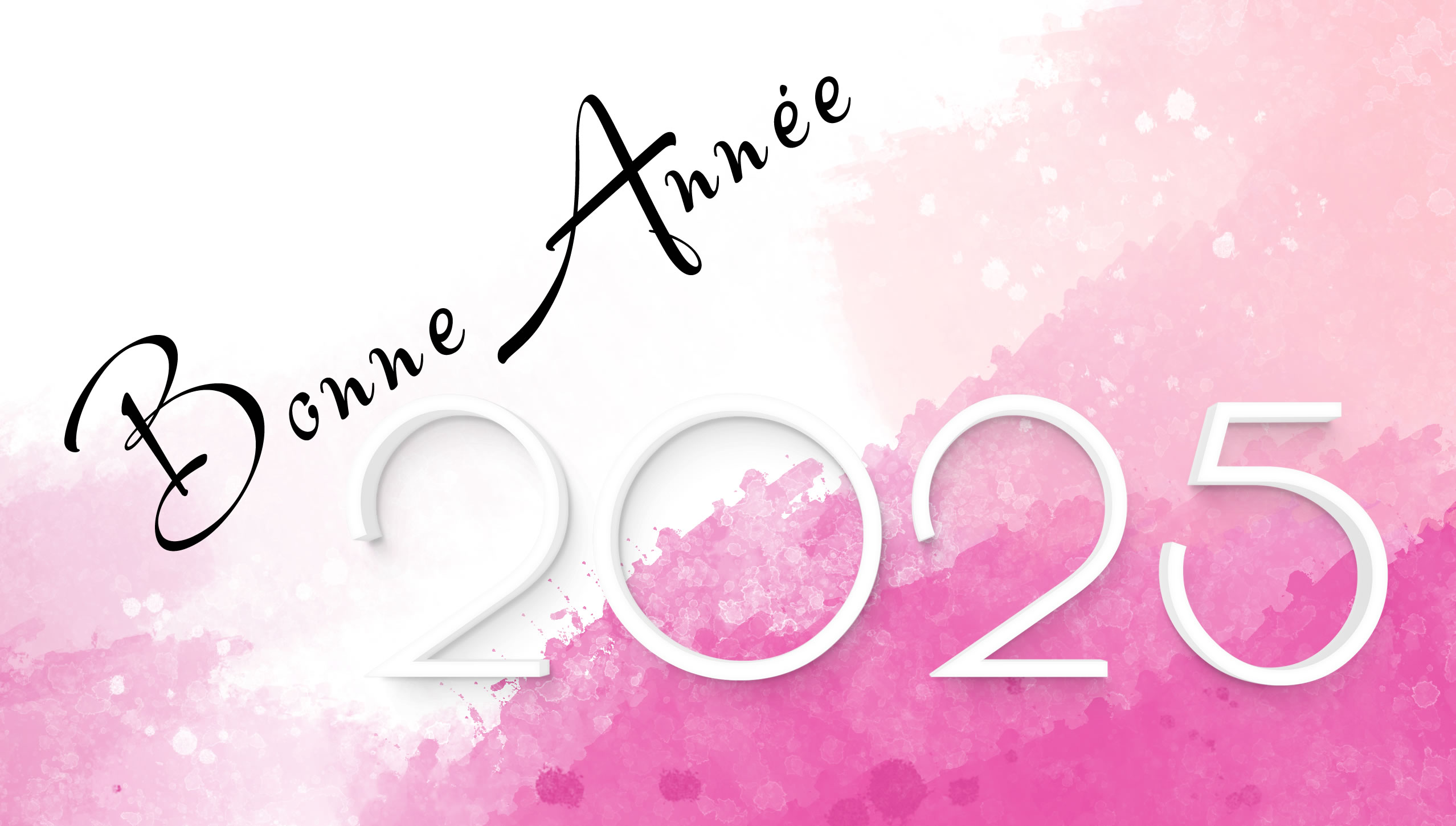 Bonne Année couleur violette
