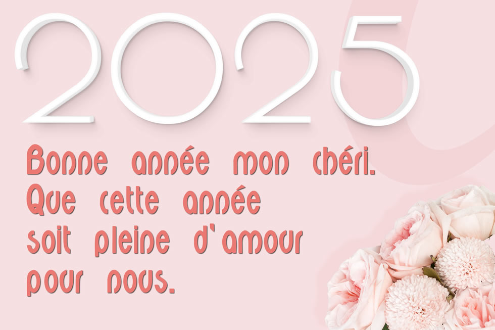 Image Bonne année mon chéri