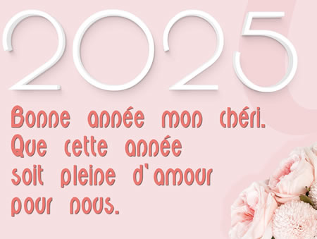 Image Bonne année mon chéri