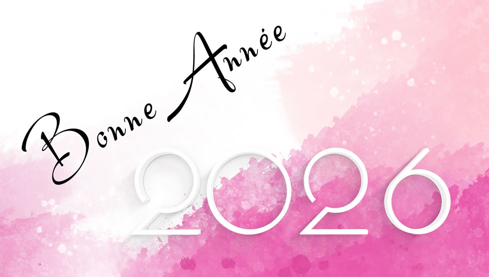 Bonne Année couleur violette