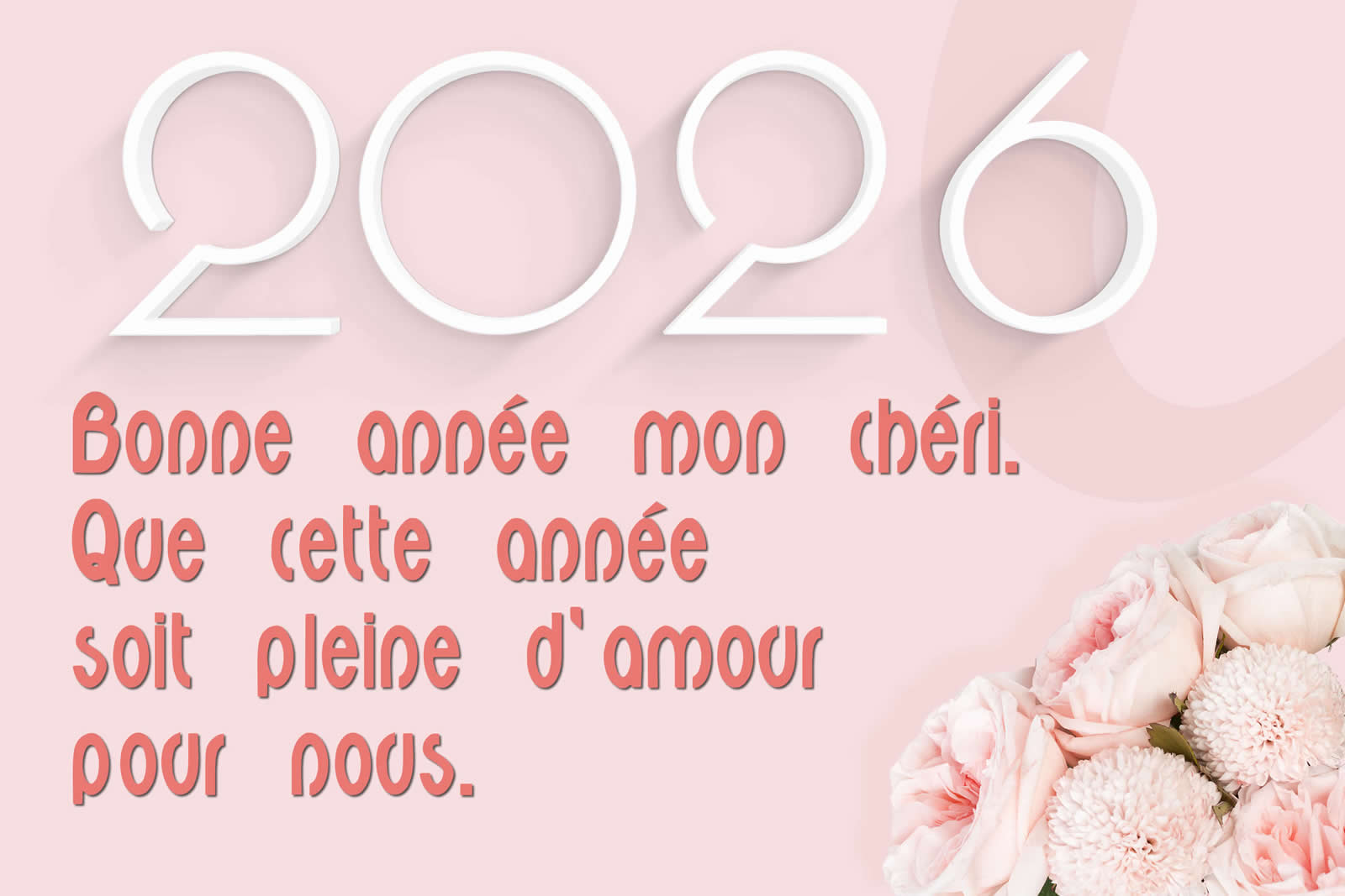 Image Bonne année mon chéri