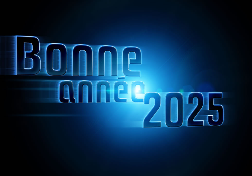 Image bonne année couleur bleu foncé