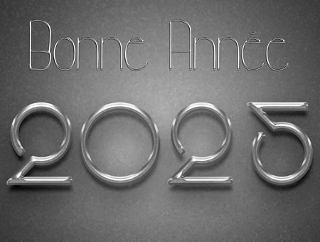 Image Bonne Année en argent