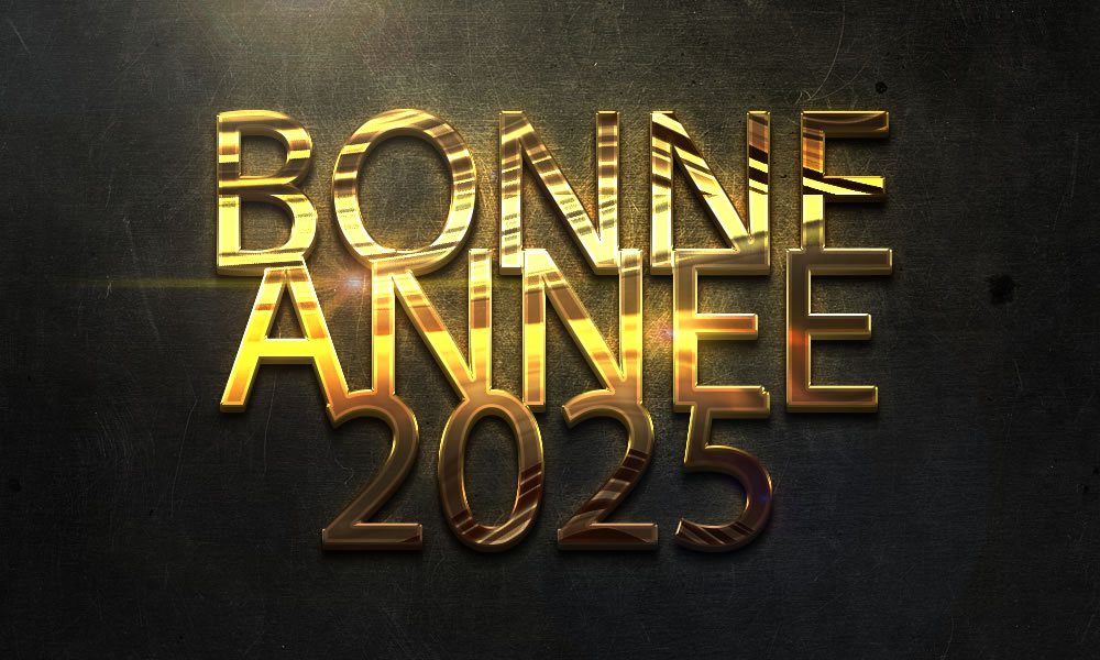 Image Bonne Année 2025 pétillant