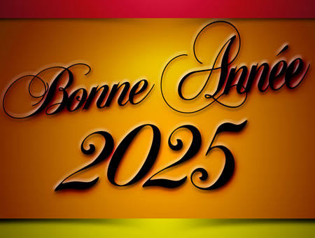 Image Bonne année 2025 solaire