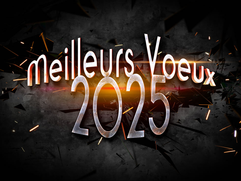 Image Meilleurs voeux 2024 avec explosion