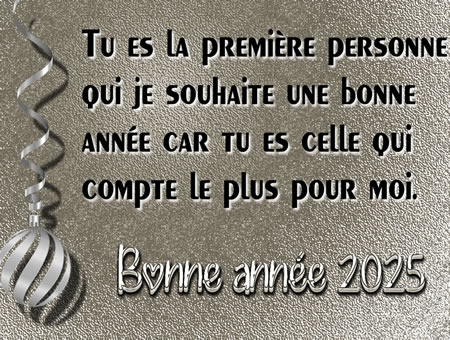 Tu es la première personne