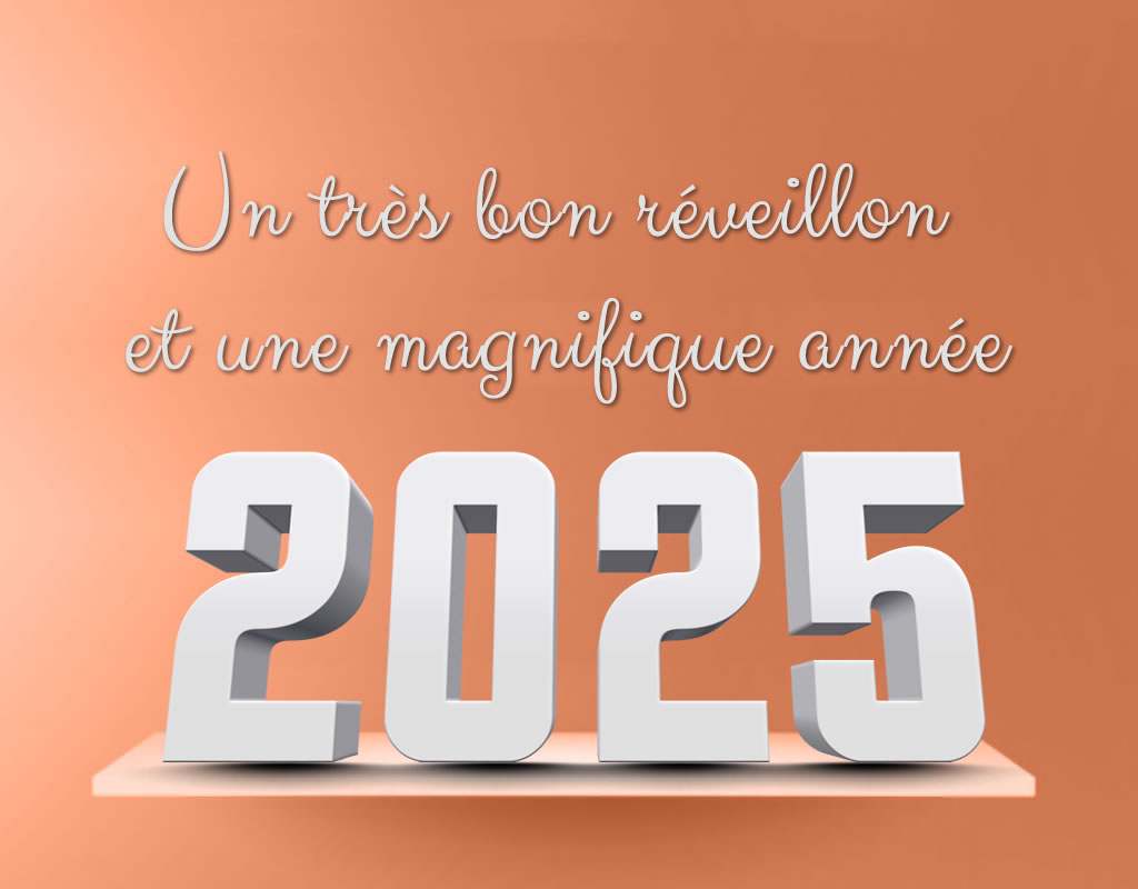 Image 2025 couleurs blanc et saumon