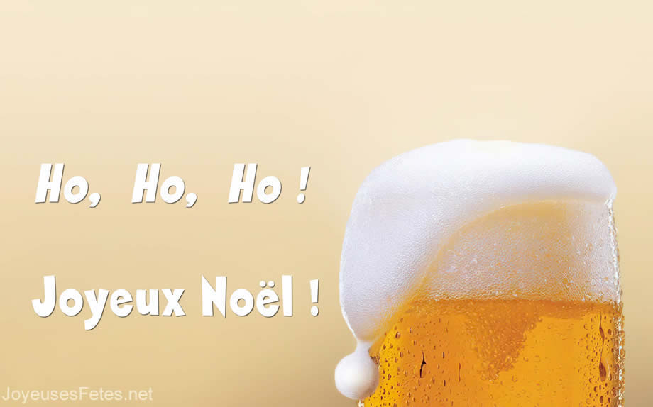 Ho Ho Ho! Joyeux Noël avec chapeau de père Noël