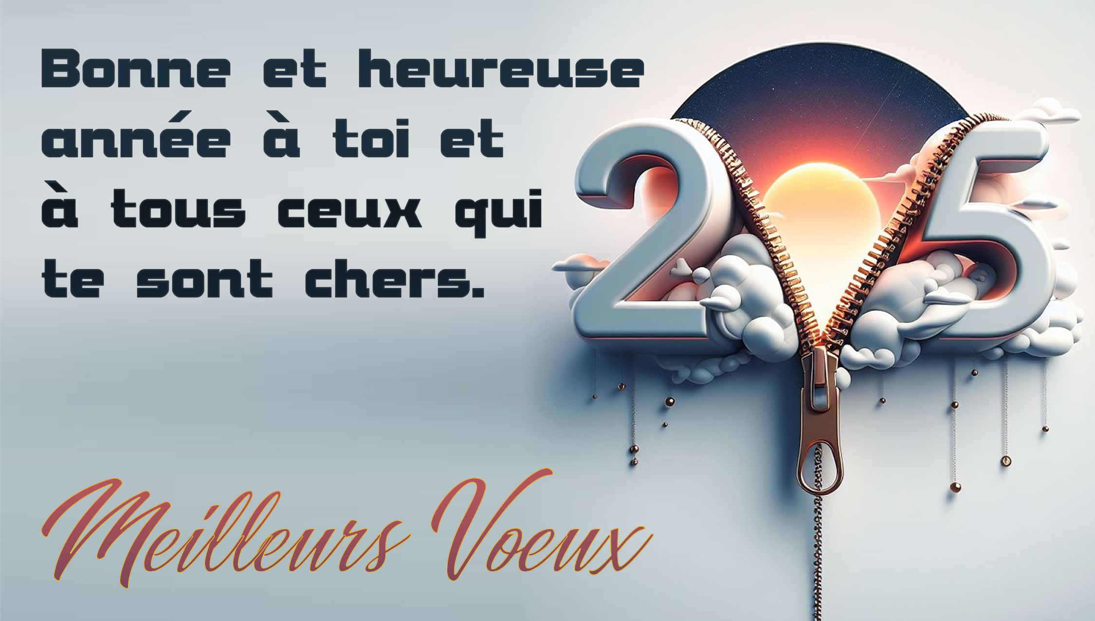 Image Bonne et heureuse année 2025 à toi