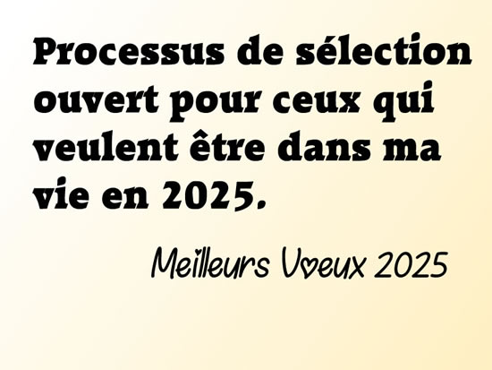 Cartes de Voeux : Être dans ma vie en 2025