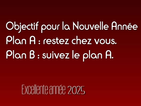 Cartes de voeux 2025 : Objectif pour la Nouvelle Année