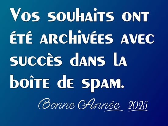Vos souhaits ont été archivées