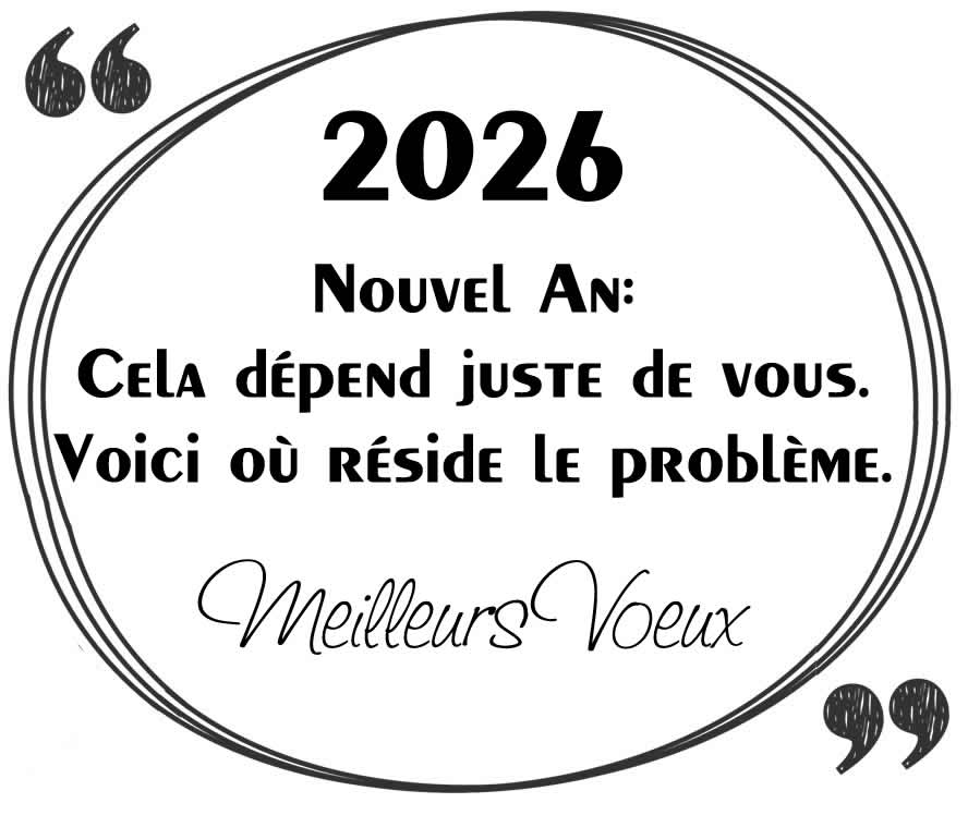 Image avec 2026 en 3D, bonne et heureuse année