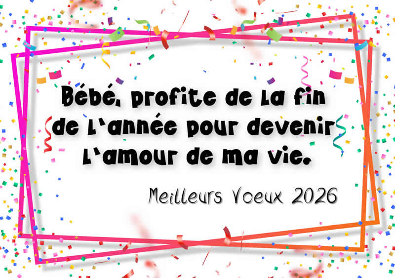 Image avec 2026 en 3D, bonne et heureuse année