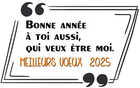 bonne annee 2025 a toi aussi