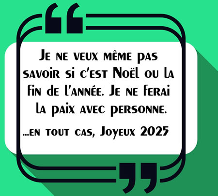 En tout cas, Joyeux 2025