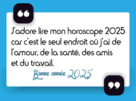 Mon horoscope 2025